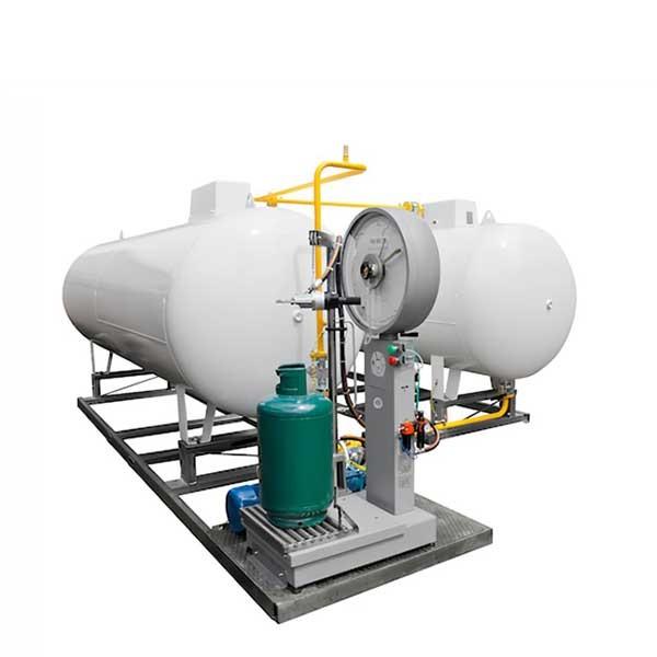 10m3 Auto LP Gas Filling Station Q345R 220 Volts Skid Mounted