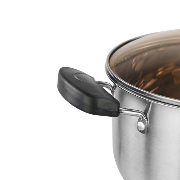 Весь сотейник нержавеющей стали сезона варя бак со стеклянной крышкой