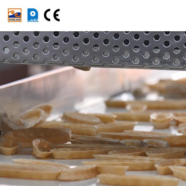 Stainless Steel Automatic Monaka Wafer Production Line Food Processing Machine for Smooth Production
