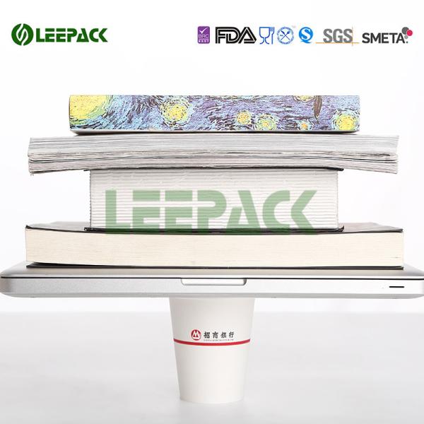 8 OZ Disposable Paper Cups Ecofriendly Food Grade Printing And Raw Material