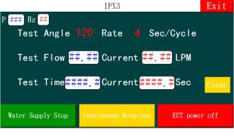 Умное испытательное оборудование водоснабжения IPX1/IPX6 и системы управления водоустойчивое