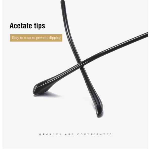 Eyeglasses анти- голубых светлых стекел металла ацетата оптически обрамляют объектив ПК