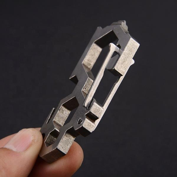 Outdoor Titanium Camping Parts Hiking Gear Multi Function Climbing Buckle