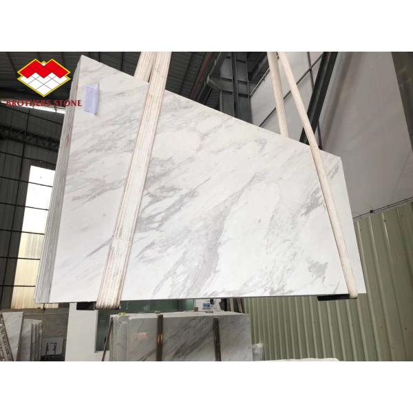Easy Installation Luxury White Stone Volakas Marble Staircase for Hotel Decoration