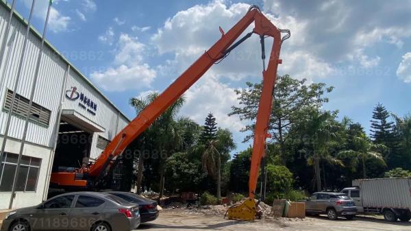 Hitachi Excavator EX450 EX470 EX330 26m High Reach Demolition Arm Attachment for Building Old House demolish