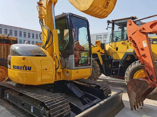 8 Ton Mini Digger Komatsu PC78US-6 Hydraulic Excavator with Low Working Hours 128.6KW