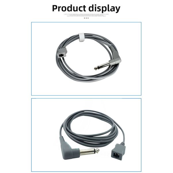 Medical Temperature Probe Cable for Monitor Body Temperature Alcohol Disinfecting Type CE Certified Class II 2.4m