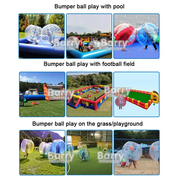 Human Fighting Inflatable Bumper Bubble Ball For Kids Adult TPU Pvc Material Inflatable Bumper Ball