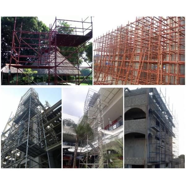 Система кубчатого замка Q235 Стальная леса прикрепления 48 мм диаметром