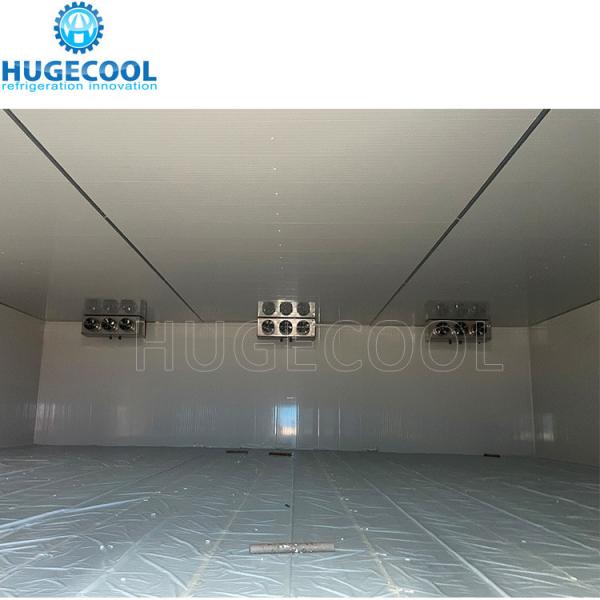 Salas frigoríficas pré-fabricadas de aço galvanizado para armazenamento de vegetais em frigoríficos grandes