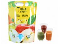 Saco de saco de boca para cima com válvula borboleta para produtos líquidos de vinho / suco / óleo