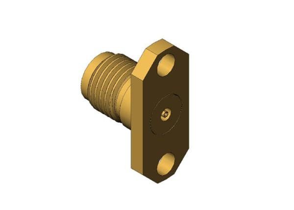 Os conectores da onda de milímetro 2 furos flangeiam fêmea dos conectores do painel 2.92mm