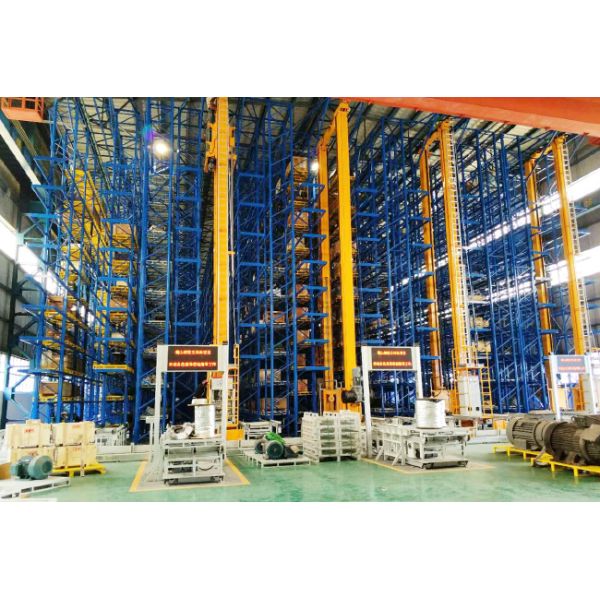 U-Turn Stacker Crane Curve Rail Type S/R Machine ASRS Automatic Storage And Retrieval System