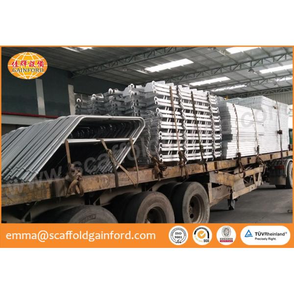 0.5M height Q235 galvanized  ring lock handrail for star case and ladders for South east market projects