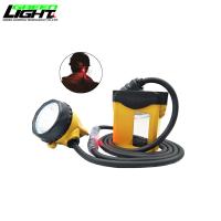 Super lumineuse lampe à capuche LED à cordon clignotant, lampe à chapeau dur à cordon clignotant