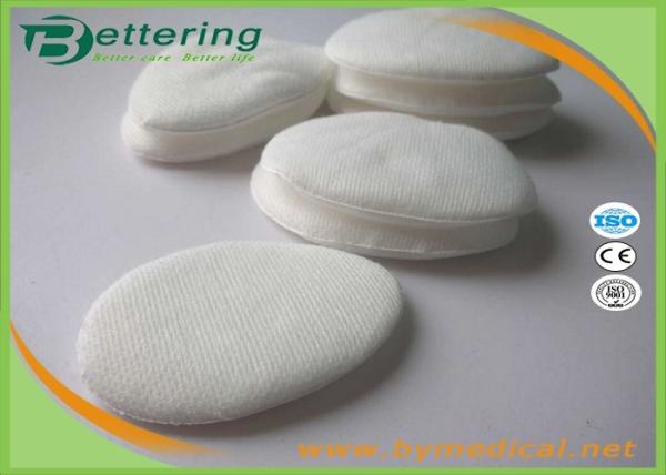 Disposable Surgical Absorbent Cotton Dressing , Non Adhesive Oval Eye Pads Covered