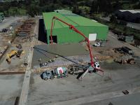Projeto portal industrial da disposição do projeto do armazém da construção de aço do quadro