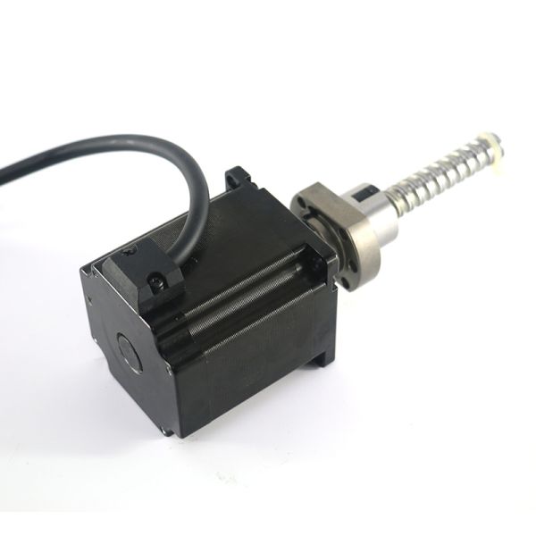 Nema34 Hybrid SFU1204 Ball Screw Stepper Motor 4.5Nm-12Nm 100mm-150mm