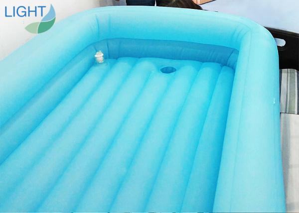 Width 65cm Portable Blow Up Bathtub With Electric Pump Maximum Load 200kg
