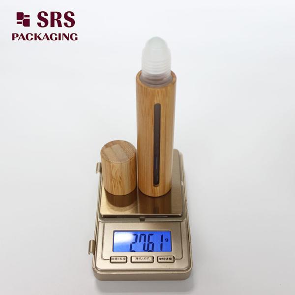Natural Color Bamboo Plastic Perfume Roll On Bottle 15ml