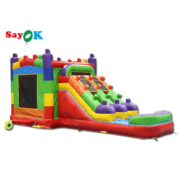Commercial Inflatable Water Bounce Giant Funny Backyard Bounce House Slide
