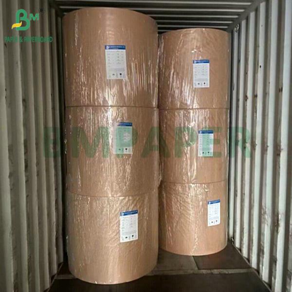 High Tear Strength 250gram 270gram Brown Kraft Liner For Gift Carton 61 x 86cm Высокая прочность 250 грамм 270 грамм Коричневый Kraft Liner для подарочной карточки 61 x 86 см