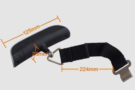 Travel Essential 50KG/110LB Electronic Travel Hanging Scale Simplicity Style Battery Powered Division 10G