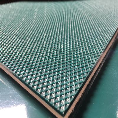 Correia transportadora do PVC que cercam 7mm para a pedra/cerâmico industrial/mármore