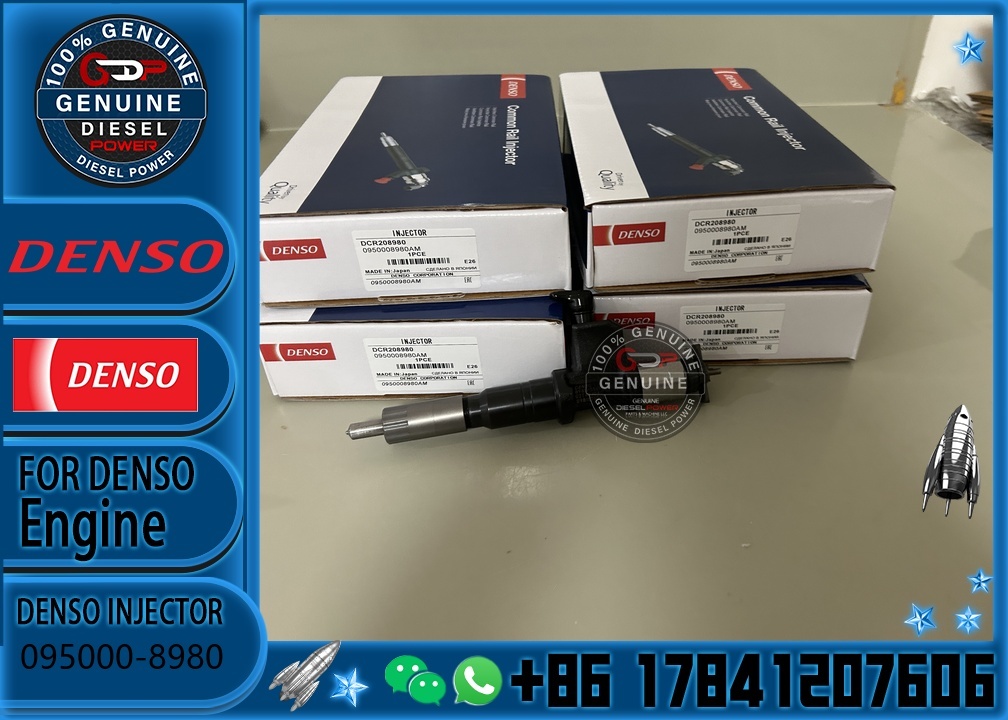 High Performance Injector 095000-8980 Fuel Injector 8-98167556-2 for ISUZU 6WG1