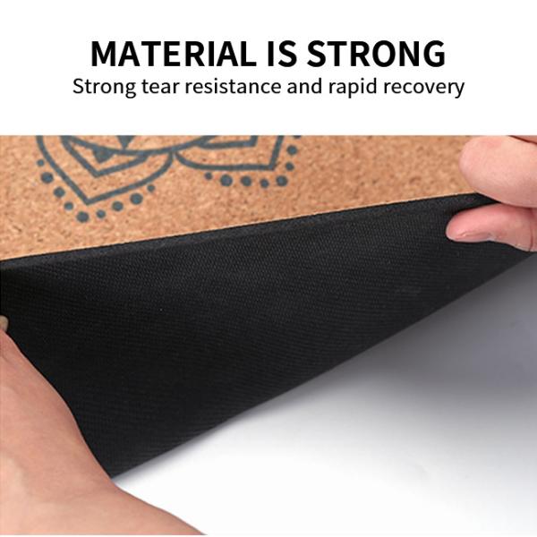 Manufacturor Non Slip Soft Sweat Resistant Luxury Cork Yoga Mat