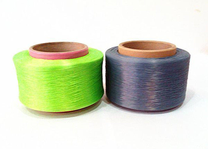 Anti - UV 300D / 72F Polypropylene PP Yarn With 50-120TPM Twist , Color Customized