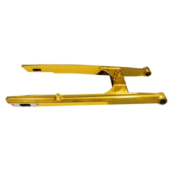 Red Custom Logo CNC Aluminum Alloy Extended Swing Arm for Yamaha LC150 Y15 Thickened