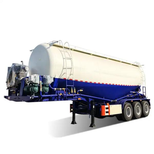 40ton 50ton Dry Bulk Cement Tanker Trailer V Shape Carrier Tanker Semi Trailer