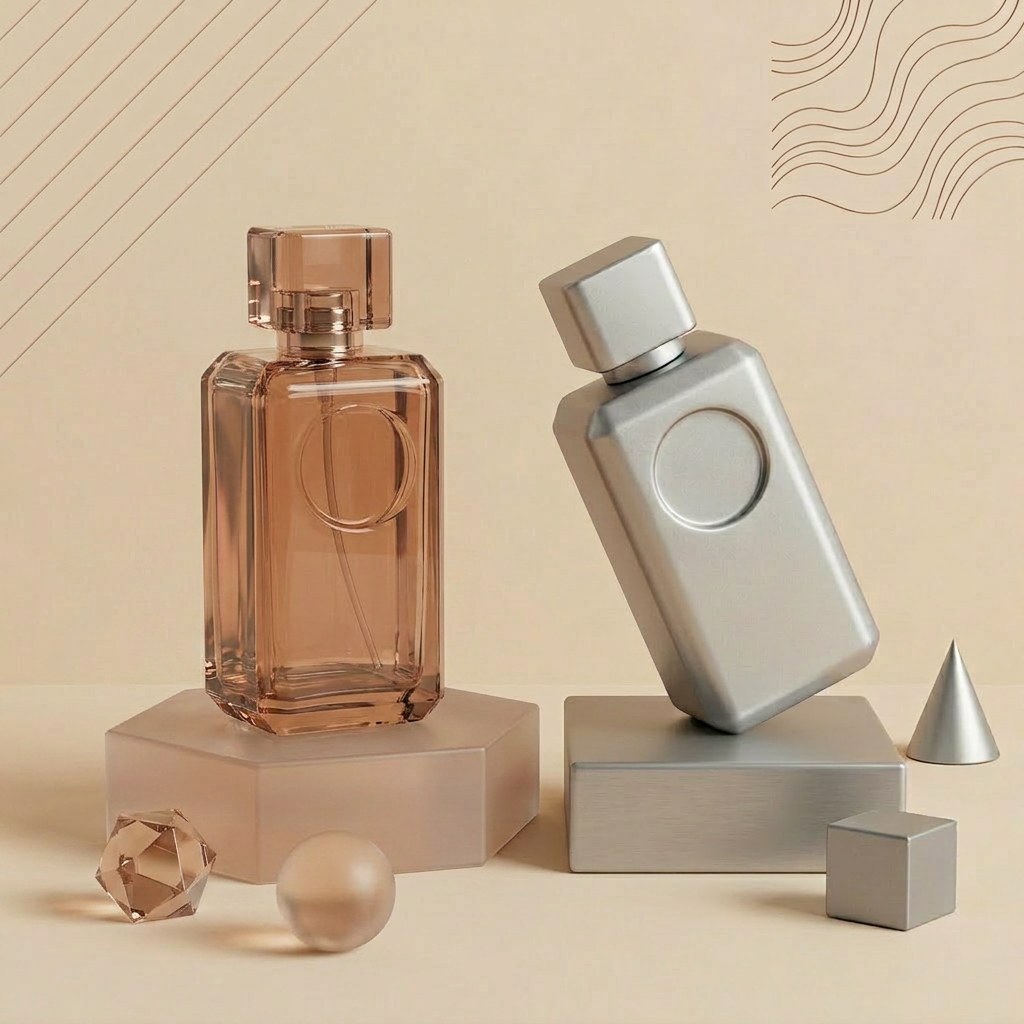 Anding Manufacturer Bulk Customizable Printing 100ml Rectangle Refillable High Quality Luxury Empty Glass Perfume Bottle