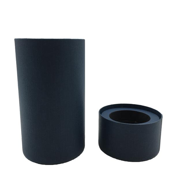 Pantone Rigid Gift Boxes Paper PT03 Navy corrugated cardboard tube Boxes Tea Storage Packaging