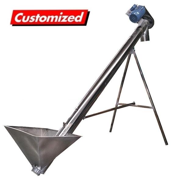 Customized Stainless Steel Heat Resistant Screw Auger Feeder for Powder Hopper Conveyor
