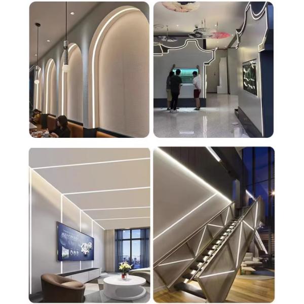 20*14мм Силиконовая трубка с светодиодом 24V IP67 Силиконовая неонная лента