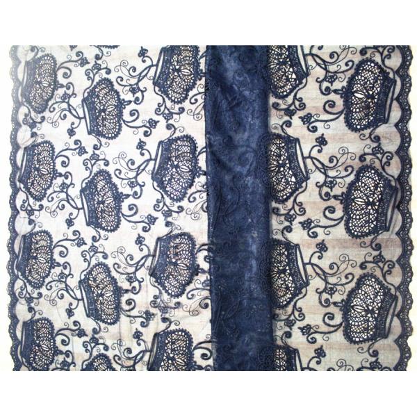 Apparel Accessories Mesh based Crown Style Embroidery Lace Fabric Crown in Different  Color