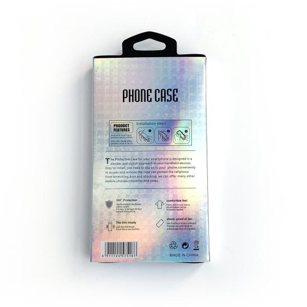 Vente en gros en carton neutre universel Boîtes d'emballage pour téléphones portables Boîtes d'emballage avec fenêtre en PVC