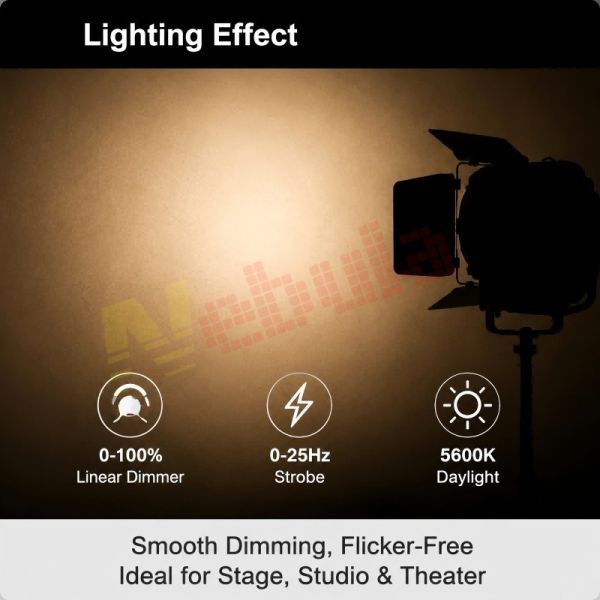 300W LED Fresnel Light Stage Lighting Spot LED Studio Theater Light DMX
