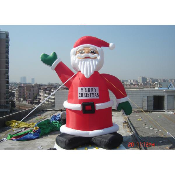 Гигант на открытом воздухе раздувное Санта рождества гигантского рождества модный для рекламы