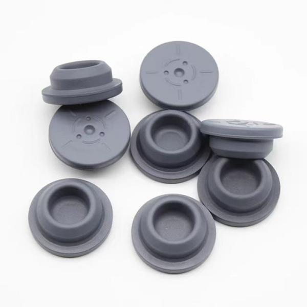 13mm 20mm 32mm Halogenated Lyophilization Medical Butyl Rubber Stopper for Glass Injection Antibiotic Bottle