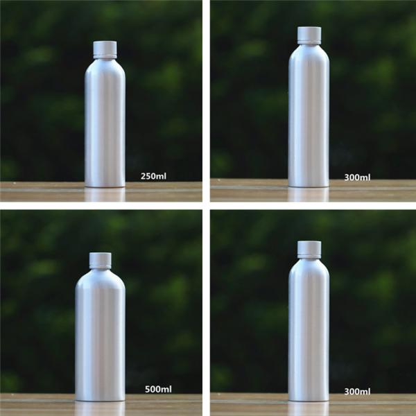 20 - 1000ml Cosmetic Aluminum Bottles Water Proof Environment Friendly