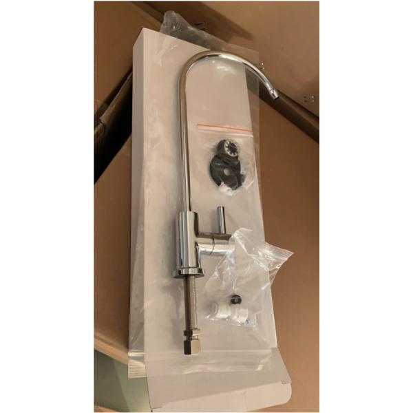 Recambios de cobre amarillo cepillados del filtro de agua del RO el platear de Chrome del grifo del lavabo del cuarto de baño del fregadero