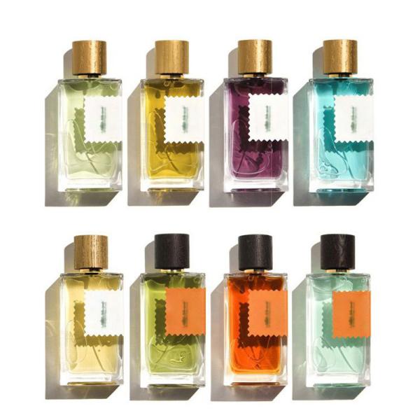 Естественный твердый деревянный тип крышка цилиндра флакона духов с печатью золота