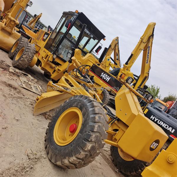 Cummins Engine 17000 KG Caterpillar 140H Motor Grader on Stock for Road Construction