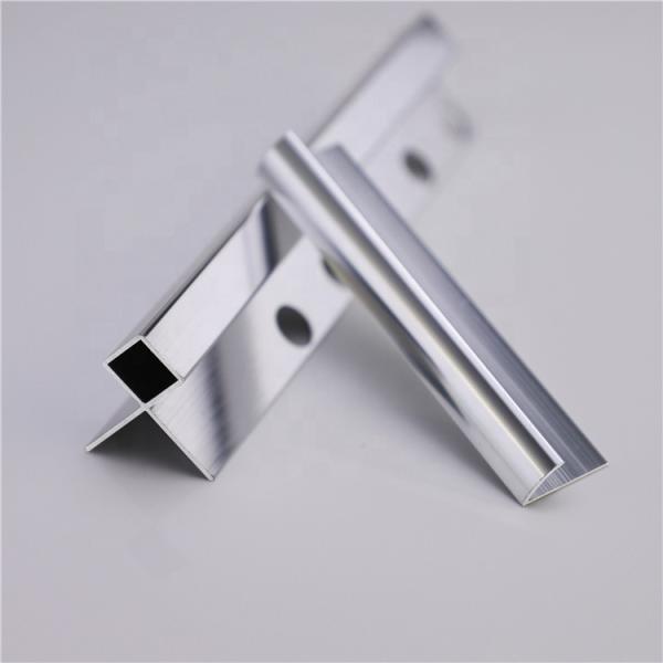 Polished 8mm Brushed Chrome Tile Trim ISO9001