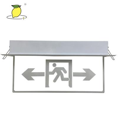 a emergência recarregável do signage da luz da saída de emergência conduziu claro