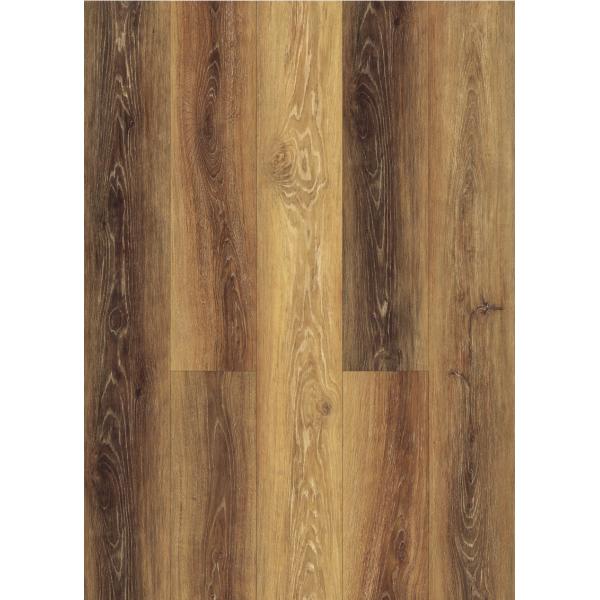 chêne blanc GKBM DM-W40034 de noyau de 5mm 4mm SPC de vinyle de charbon de bois rigide de planche