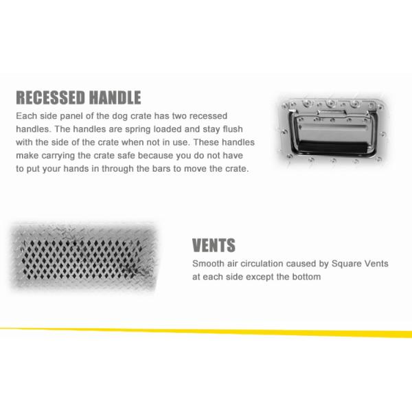 Плита диаманта полной сварки K9 одиночная алюминиевая охотясь коробка собаки тележки